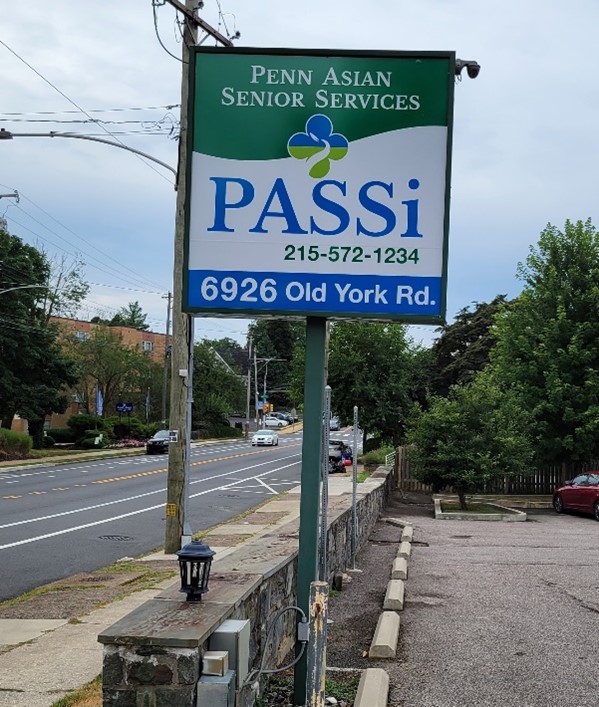 Penn Asian Senior Services Sign