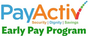PayActiv Security | Dignity | Saving, Early Pay Program Logo