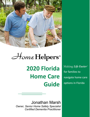 Home Helpers 2020 Florida Home Care Guide Cover