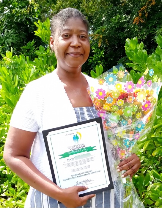 Marie, September Caregiver of the Month