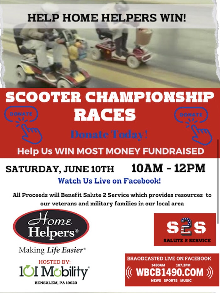 scooter race flyer