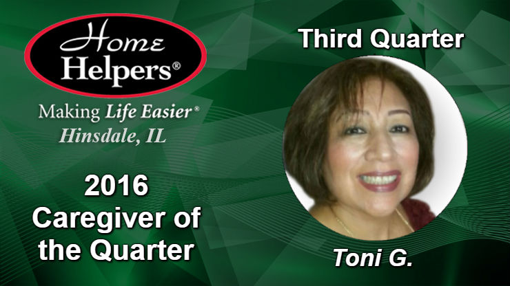 Caregiver of the Quarter Toni G.