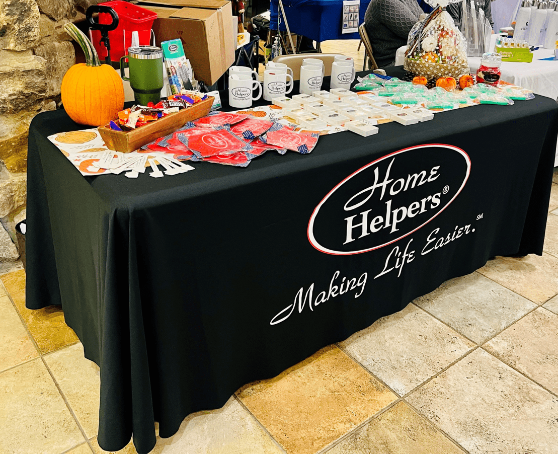 booth at Hershey’s Mill Fall Health Fair