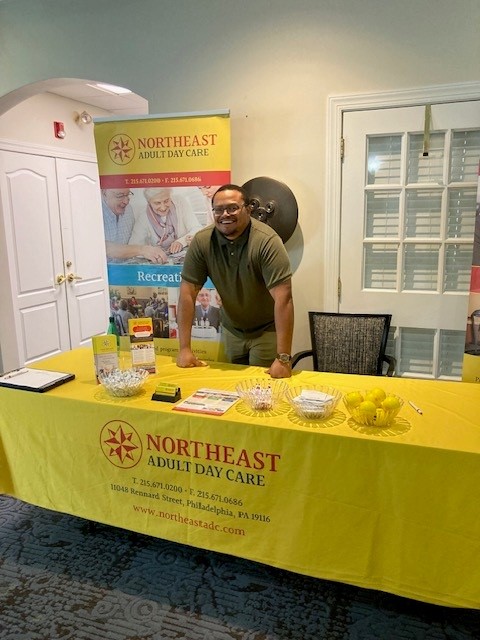 Northeast Adult Day Care Booth with individual