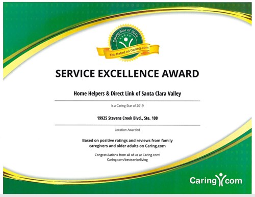 2019 Caring.com Service Excellence Award